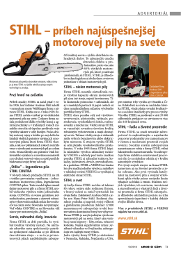 Stihl článok v USS - stihl