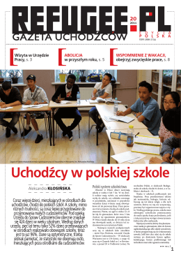 Uchodźcy w polskiej szkole - Refugee.pl Gazeta Uchodźców