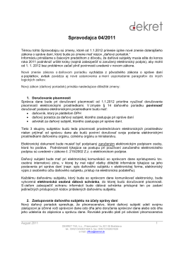 Spravodaj 04/2011 Daňový poriadok