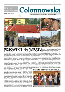 FOSOWSKIE NA WIRAŻU - Miasto i Gmina Kolonowskie