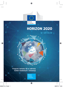 Horizon 2020 w skrócie – 2014