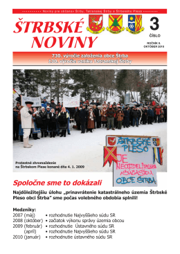 Štrbské noviny č. 3/2010 (PDF, 1.85 MB)