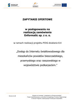 zapytanie ofertowe siwz enformatic