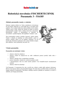 Robotická stavebnice FISCHERTECHNIK Pneumatic 3