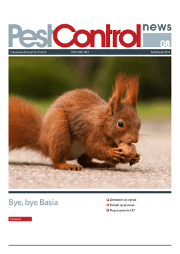 Bye, bye Basia - Pest Control News