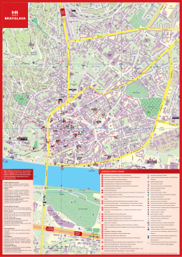 Mapa Bratislavy 2010