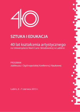 programme - Muzeum Sztuki w Łodzi