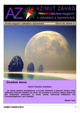 azimut_zahad_6-2011 - Klub psychotroniky a UFO