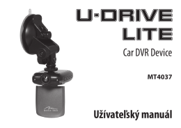 Užívateľský manuál U-DRIVE LITE - Media