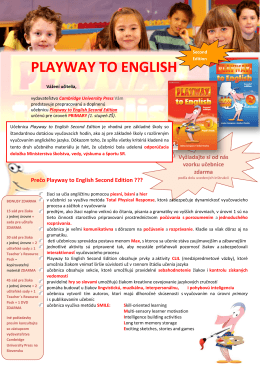 PLAYWAY TO ENGLISH