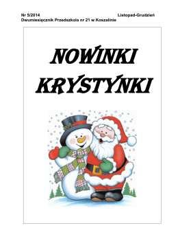 gazetka 11-12.2014.pdf - Portal Edukacyjny Koszalin