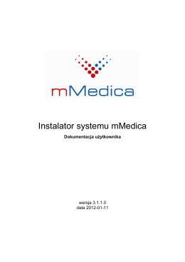 Instalator systemu mMedica