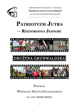PATRIOTYZM JUTRA - Związek Harcerstwa Polskiego