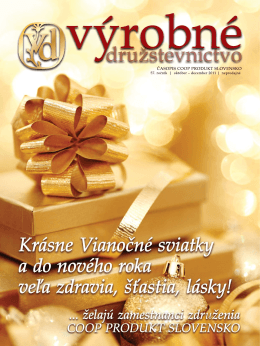 Družstevný marketing - coop produkt slovensko