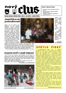Obecné noviny č.1 - 2013