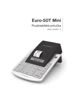 Fiskálna registračná pokladnica EURO-50 Mini