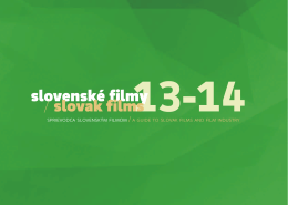 Slovenské filmy 13-14