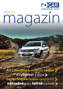 Časopis PO CAR - Jeseň 2013