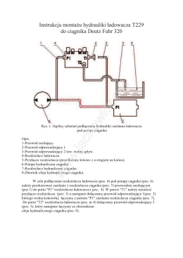 Instrukcja montażu hydrauliki ładowacza T229