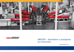 DROTEX - distribútor a zastúpenie pre Slovensko