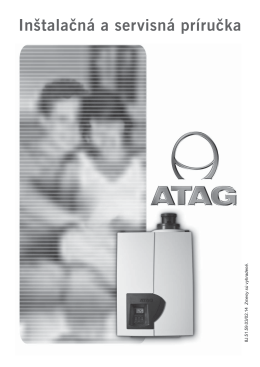 Inštalačný manuál - Kotly ATAG séria A