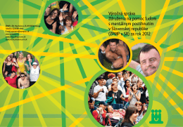 Výročná správa ZPMP v SR za rok 2012