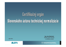 Certifikačný orgán SÚTN na služby_