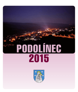 PODOLÍNEC 2015 - Mesto Podolínec
