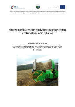 Biomasa - Eko