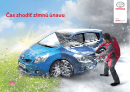 Čas zhodiť zimnú únavu - toyota