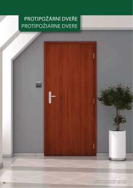Katalog Solodoor Speciální dveře