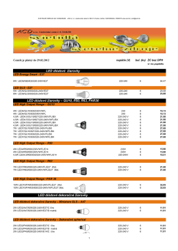 LED diódové žiarovky LED diódové žiarovky – GU10, R50
