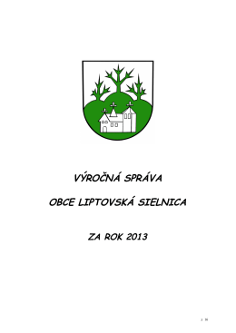 Výročná správa obce Liptovská Sielnica za rok 2013.pdf
