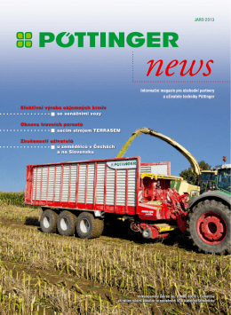 JARO 2013 Informační magazín pro obchodní partnery a