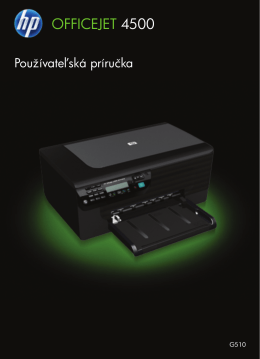 HP Officejet 4500 (G510) All-in