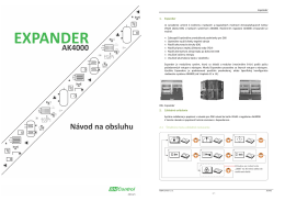 Návod na obsluhu EXPANDER AK4000 (PDF 9,5 MB)