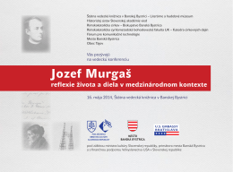 pozvanka-murgas-konferencia - Štátna vedecká knižnica v Banskej