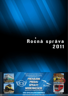 Ročná správa za rok 2011