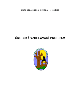 Školský vzdelávací program.pdf - Materská škola | Ipeľská 10, Košice