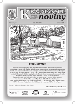 Krajnianske noviny číslo 3 (PDF – 19,5 MB)