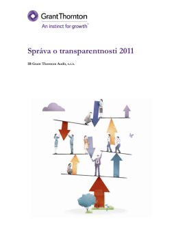 Správa o transparentnosti 2011