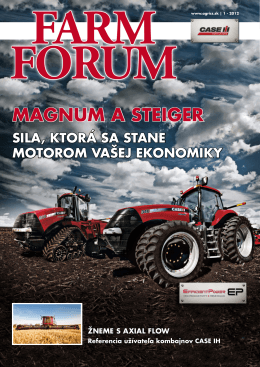 magnum a steiger - AGRI CS Slovakia
