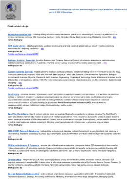 zoznam elektronických zdrojov vo formáte PDF