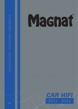 Magnat Car 2011 Sk.qxd:Layout 1