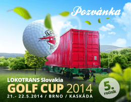 Golfový turnaj LOKOTRANS Slovakia GOLF CUP 2014