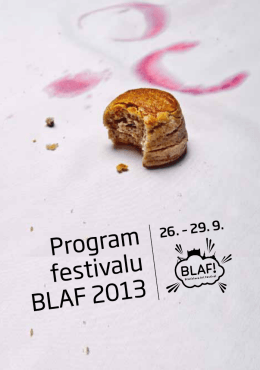 Program festivalu BLAF 2013