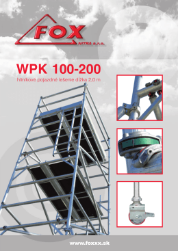 WPK hlinikove lesenie 100 a 200