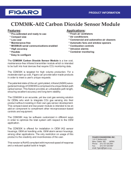 CDM30K-A02 Carbon Dioxide Sensor Module