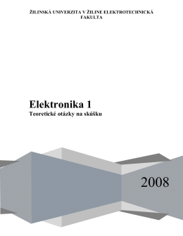 Elektronika 1 - hificars.wz.cz