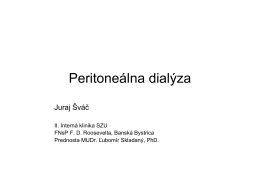 Peritoneálna dialýza